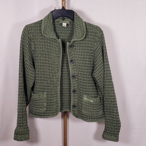 Mod-O-Doc Waffle‎ Knit Cotton Jacket - Picture 2 of 10